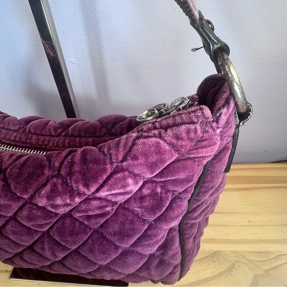 Marc Jacobs Y2K Purple Velvet Shoulder Bag - Picture 6 of 14
